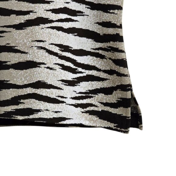 Ming Wang Tiger Print Knit Sleeveless Tank Top Sz XL - Picture 4 of 8